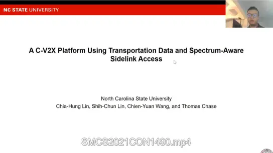 A C-V2X Platform Using Transportation Data and Spectrum Aware Sidelink Access