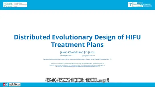 Distributed Evolutionary Design of HIFU Treatment Plans