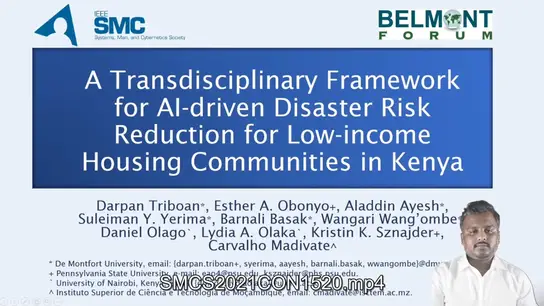 A Transdisciplinary Framework for AI Driven Disaster Risk Reduction for Low Income Housing Communities in Kenya