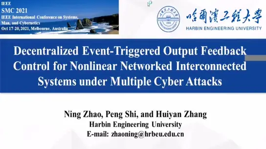 Decentralized Event Triggered Output Feedback Control for Nonlinear Network Interconnected Systems Under Multiple Cyber Attacks