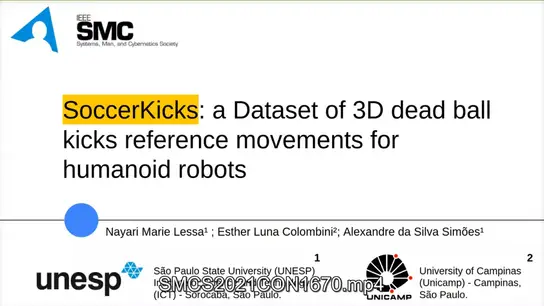 SoccerKicks: a Dataset of 3D Dead Ball Kicks Reference Movements for Humanoid Robots 