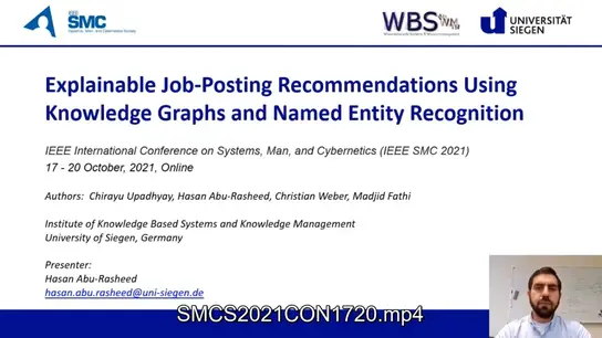 Explainable Job Posting Recommendations Using Knowledge Graphs and Named Entity Recognition