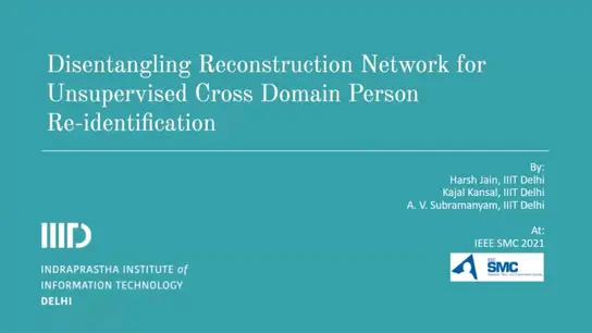 Disentangling Reconstruction Network for Unsupervised Cross Domain Person Re-Identification