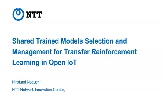 Shared Trained Models Selection and Management for Transfer Reinforcement Learning in Open IoT