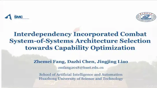 Interdependcy Incorporated Combat System-of-Systems Architecture Selection towards Capability Optimization