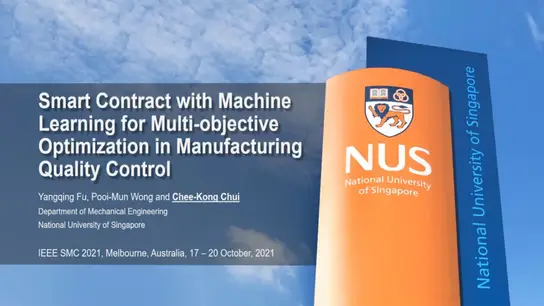 Smart Contract with Machine Learning for Multi-Objective Optimization in Manufacturing Quality Control