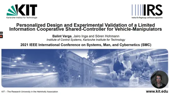 Personalized Design and Experimental Validation of a Limited Information Cooperative Shared-Controller for Vehicle Manipulators