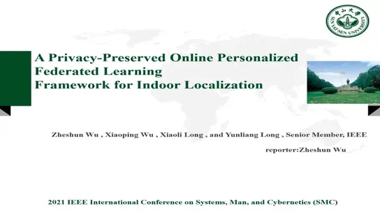 A Privacy-Preserved Online Personalized Federated Learning Framework for Indoor Localization