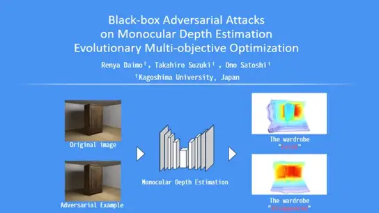 Black-box Adversarial Attacks on Monocular Depth Estimation Evolutionary Multi-objective Optimization