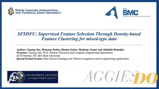 SFSDFC: Supervised Feature Selection Through Density-based Feature Clustering for Mixed-Type Data