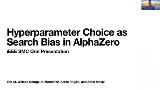 Hyperparameter Choice as Search Bias in AlphaZero