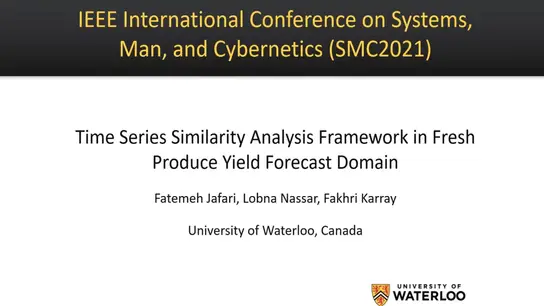 Time Series Similarity Analysis Framework in Fresh Produce Yield Forecast Domain