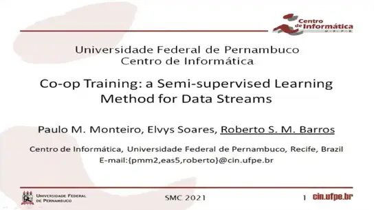 Co-op Training: A Semi-Supervised Learning Method for Data Streams