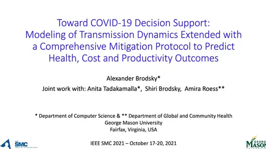 Toward COVID-19 Decision Support: Modeling of Transmission Dynamics Extended with a Comprehensive Mitigation Protocol to Predict Health, Cost, and Productivity Outcomes