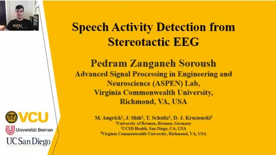 Speech Activity Detection from Sterotactic EEG