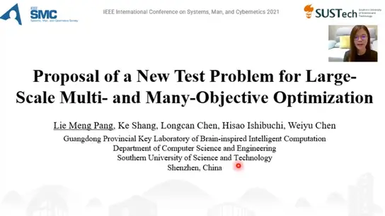 Proposal of a New Test Problem for Large Scale Multi- and Many-Objective Optimization