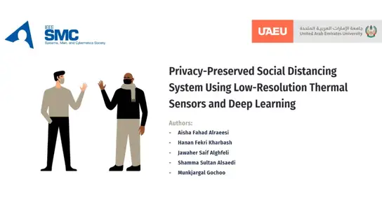 Privacy-Preserved Social Distancing System Using Low Resolution Thermal Sensors and Deep Learning