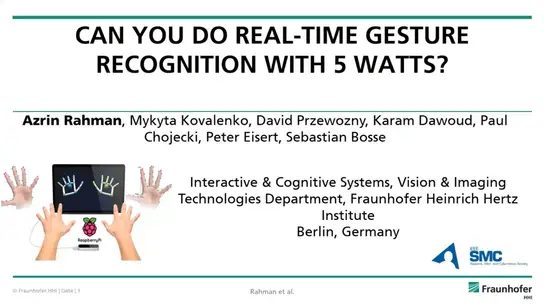 Can You Do Real-Time Gesture Recognition With 5 Watts?