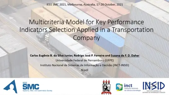 Multicriteria Model for Key Performance Indicators Selection Applied in a Transportation Company