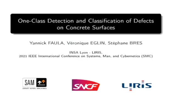 One-Class Detection and Classification of Defects on Concrete Surfaces