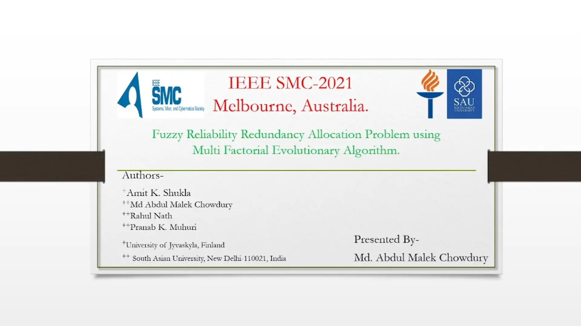 Fuzzy Reliability Redundancy Allocation Problem Using Multi Factorial Evolutionary Algorithm