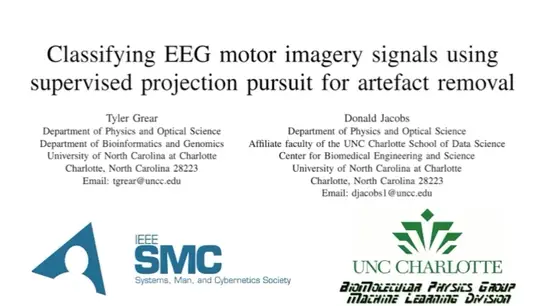 Classifying EEG Motor Imagery Signals Using Supervised Projection Pursuit for Artefact Removal