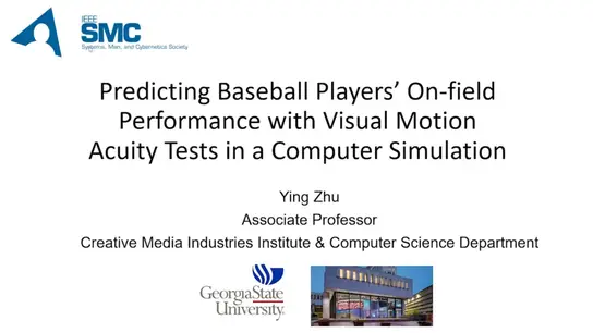 Predicting Baseball Players' On-Field Performance with Visual Motion Acuity Tests in a Computer Simulation