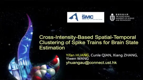 Cross-Intensity-Based Spatial Temporal Clustering of Spike Trains for Brain State Estimation