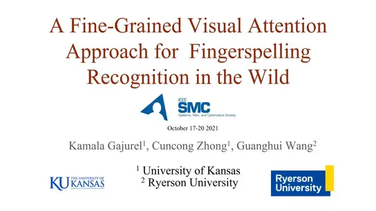 A Fine Grained Visual Attention Approach for Fingerspelling Recognition in the Wild