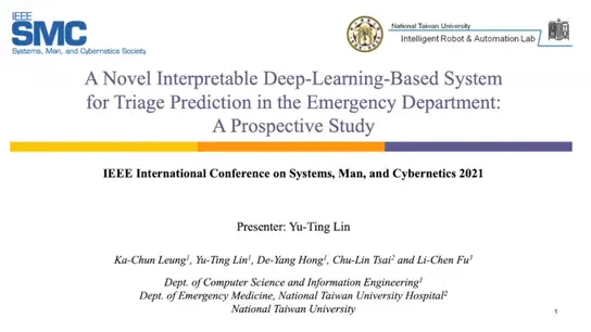 A Novel Interpretable Deep Learning Based System for Triage Prediction in the Emergency Department: A Prospective Study