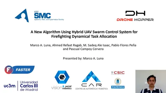 A New Algorithm Using Hybrid UAV Swarm Control System for Firefighting Dynamical Task Allocation