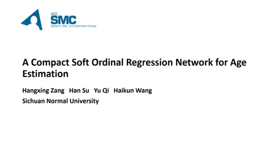 A Compact Soft Ordinal Regresion Network for Age Estimation 