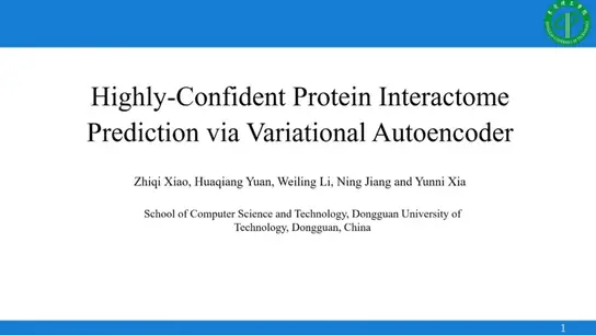 Highly-Confident Protein Interactome Prediction via Variational Autoencoder