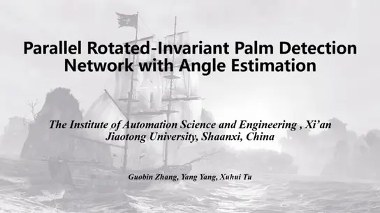 Parallel Rotated Invariant Palm Detection Network with Angle Estimation