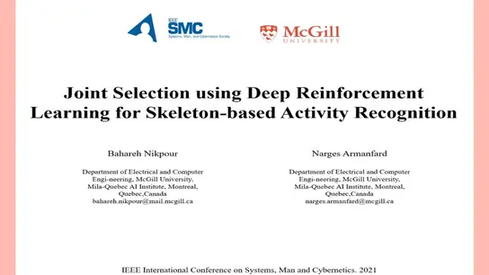 Joint Selection Using Deep Reinforcement Learning for Skeleton-based Activity Recognition