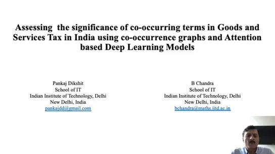 Assessing the Significance of Co-Occurring Terms in Goods and Services Tax in India Using Co-Occurrence Graphs and Attention based Deep Learning Models