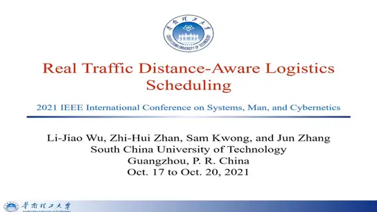 Real Traffic Distance-Aware Logistics Scheduling