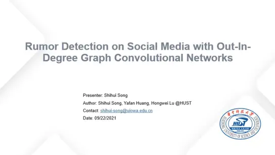 Rumor Detection on Social Media with Out-In-Degree Graph Convolutional Networks