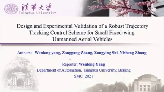 Design and Esperimental Validation of a Robust Trajectory Tracking Control Scheme for Small Fixed-wing Unmanned Aerial Vehicles