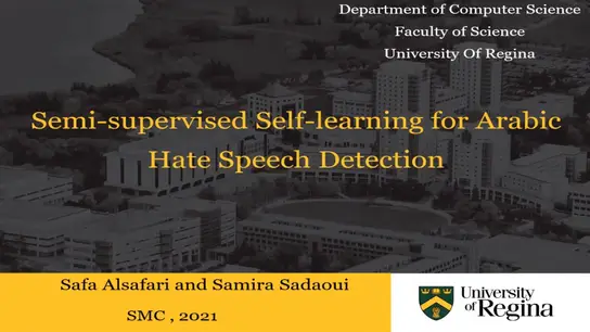 Semi-Supervised Self-Learning for Arabic Hate Speech Detection 