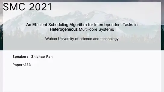 An Efficient Scheduling Algorithm for Interdependent Tasks in Heterogeneous Multi-Core Systems 