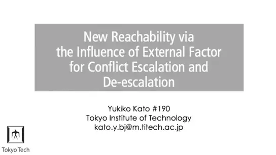 New Reachability via the Influence of External Factor for Conflict Escalation and De-Escalation