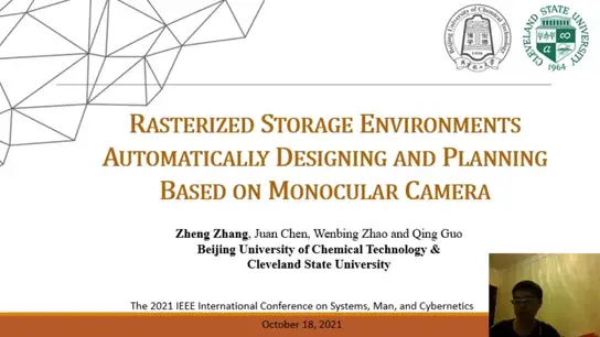 Rasterized Storage Environments Automatically Designing and Planning Based on Monocular Camera