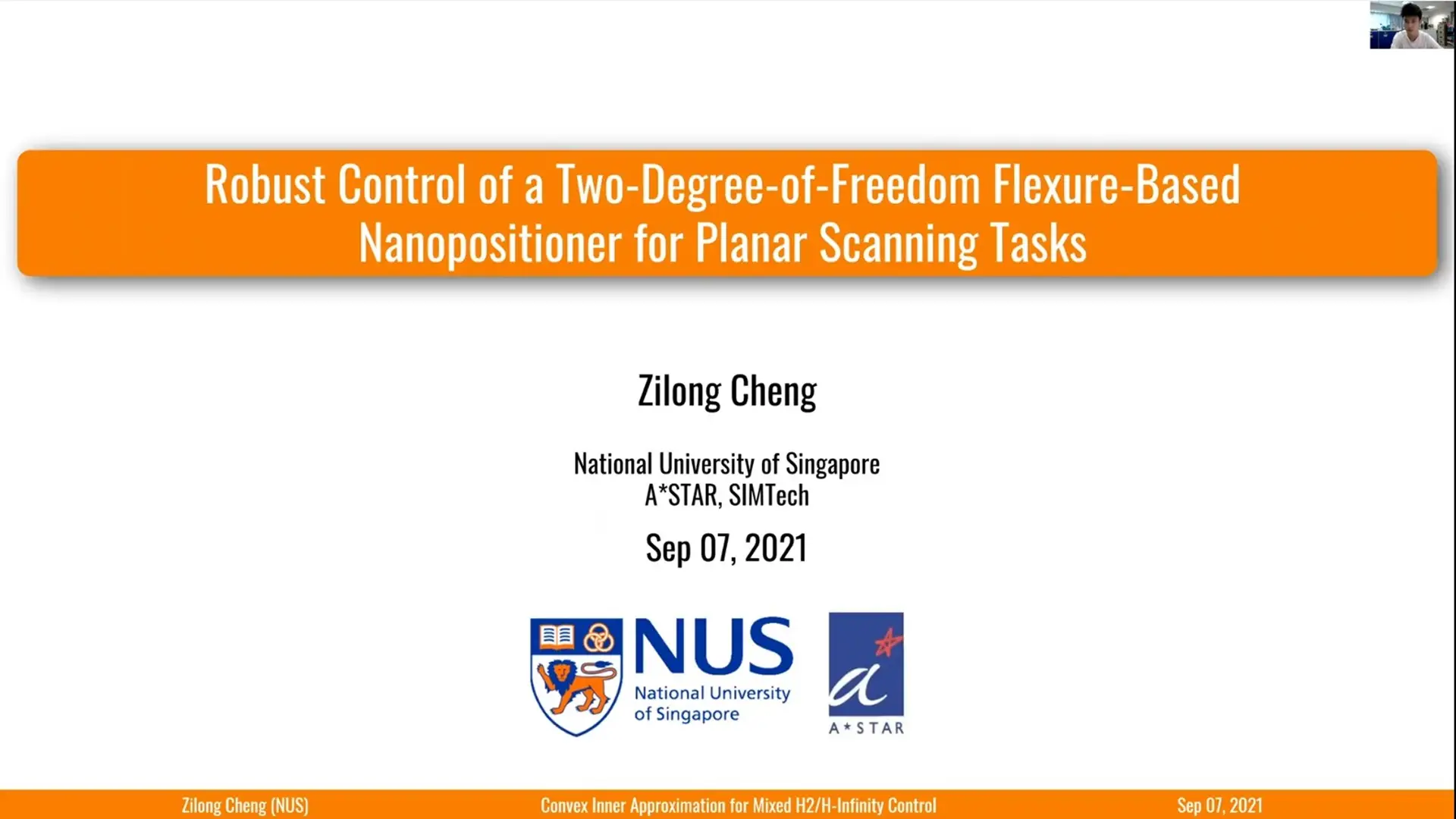 Robust Control of a Two Degree of Freedom Flexure Based Nanopositioner for Planar Scanning Tasks