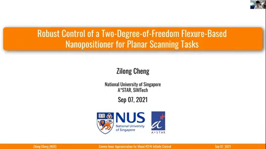 Robust Control of a Two Degree of Freedom Flexure Based Nanopositioner for Planar Scanning Tasks