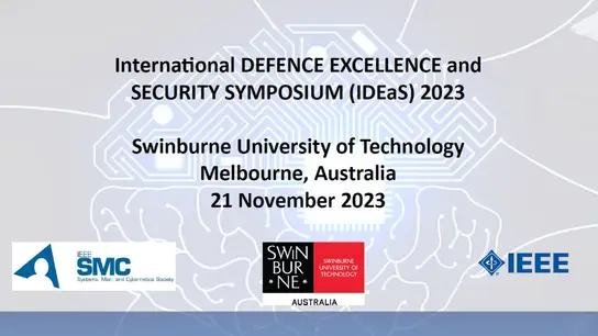 International Defence Excellence and Security Symposium (IDEaS) 2023
