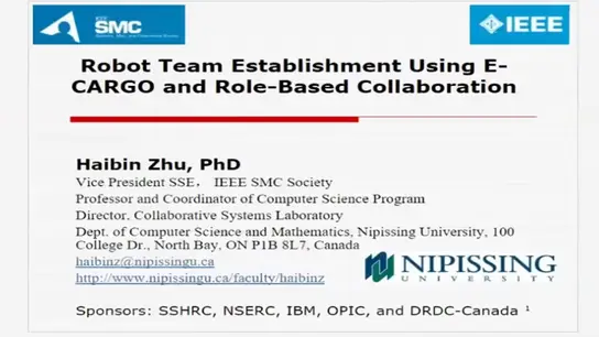 Robot Team Establishment Using E-CARGO and Role Based Collaboration