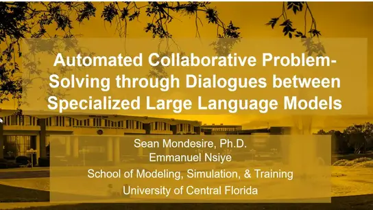 Automated Collaborative Problem Solving Through Dialogues Between Specialized Large Language Models 