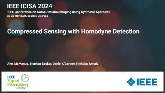 Compressed Sensing with Homodyne Detection