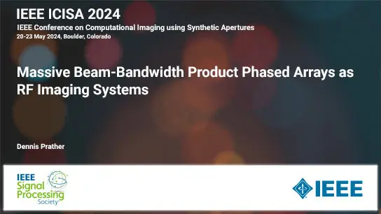 Massive Beam-Bandwidth Product Phased Arrays as RF Imaging Systems